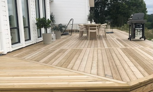 Altan, uteplats, trädgård